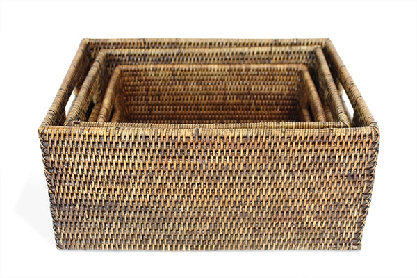 Rectangular Rattan Baskets