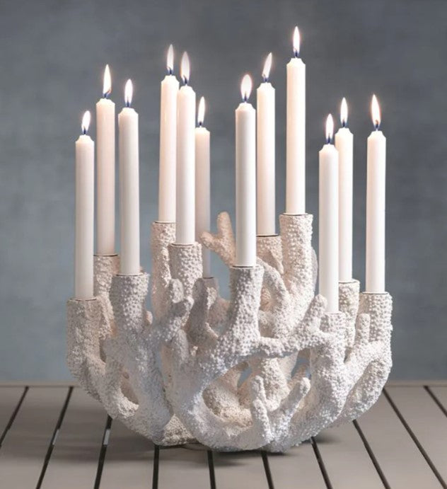 Cayo Coral 12-Tier Taper Candle Holder – LouLous Decor