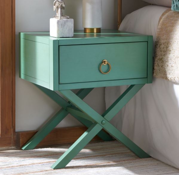 Safavieh teal store nightstand