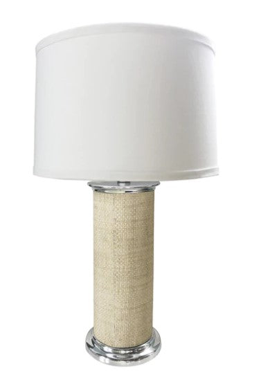 Grasscloth Table Lamp