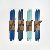 12" Square Taper Handmade Beeswax Candles: Eucalyptus