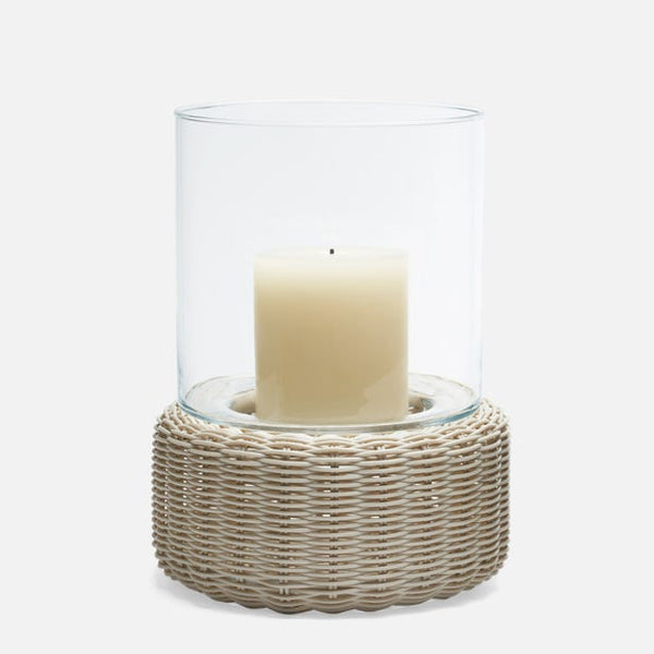 Amity Faux Rattan Hurricane