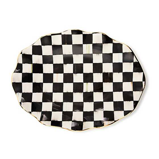 Courtly Check Serving Platter