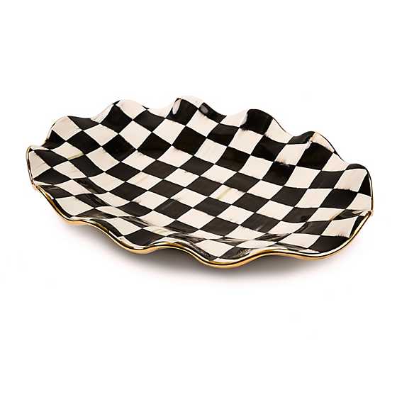 Courtly Check Serving Platter
