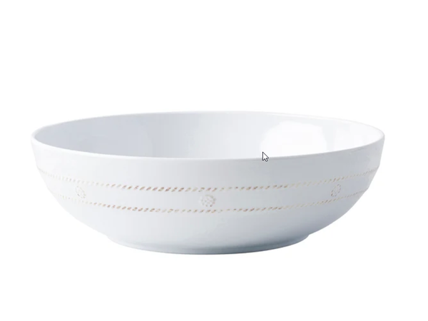 Berry and Thread Melamine 12" Bowl - Whitewash