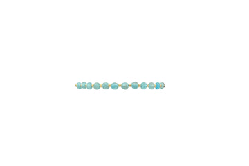 2MM SIGNATURE BRACELET WITH APATITE COIN PATTERN