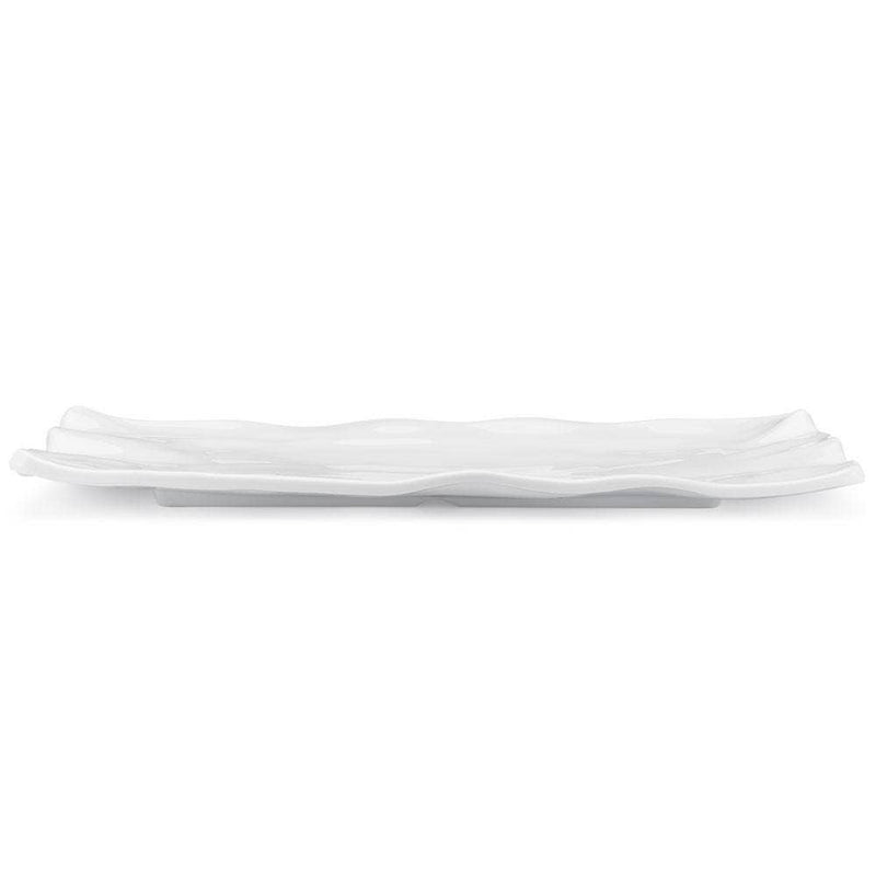 Ruffle 21" x 7" Sandwich Platter: 21" x 7"