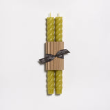 10" Rope Taper Candles: Bittersweet