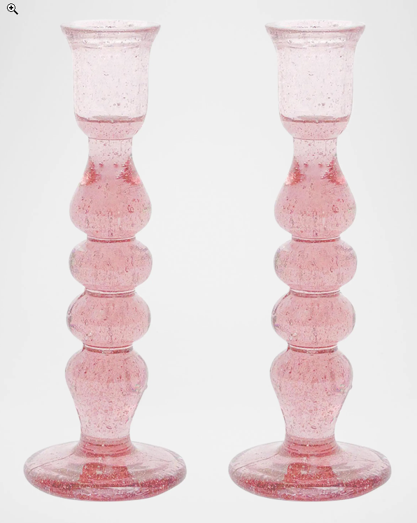 Provence 7" Candlesticks, Set of 2
