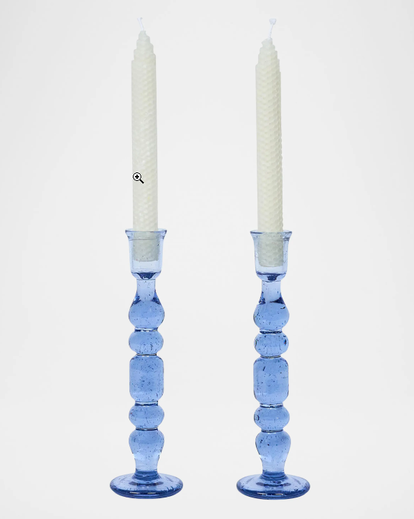 Provence 9" Candlesticks, Set of 2