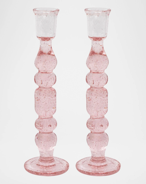 Provence 9" Candlesticks, Set of 2