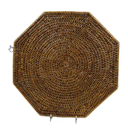 Rattan Octagonal Placemat