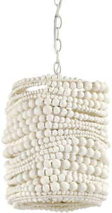Point Dume Wood Beaded Pendant