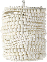 Point Dume Wood Beaded Pendant