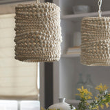 Point Dume Wood Beaded Pendant