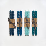 10" Rope Taper Candles: Sage