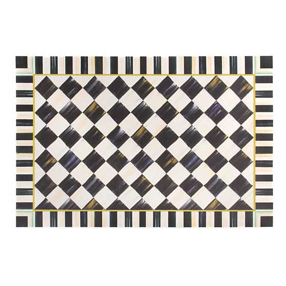 Courtly check Floor Mat