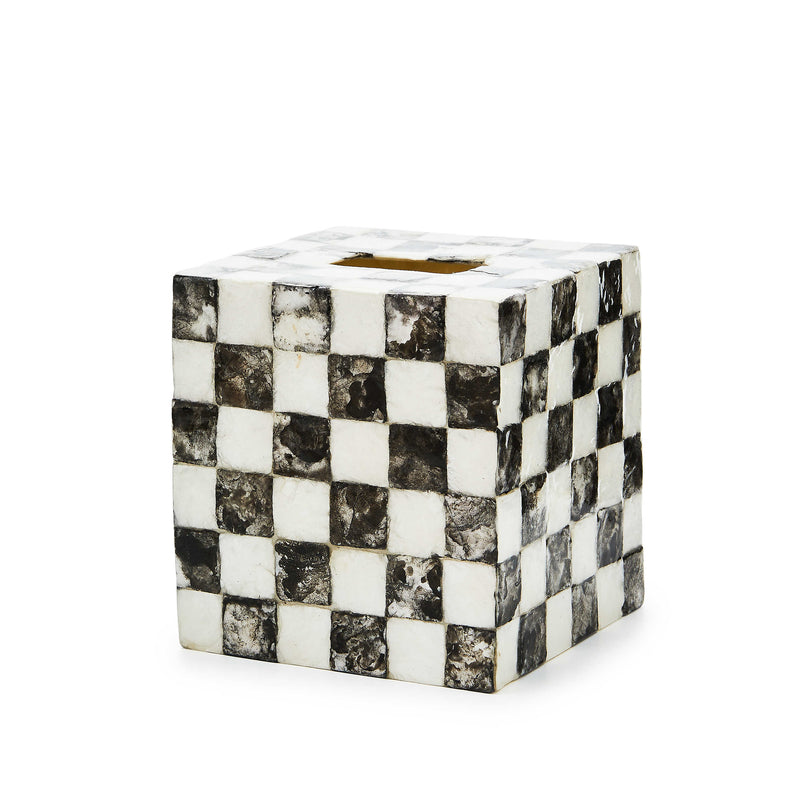 Checkered Tissue Box Cover (Various)