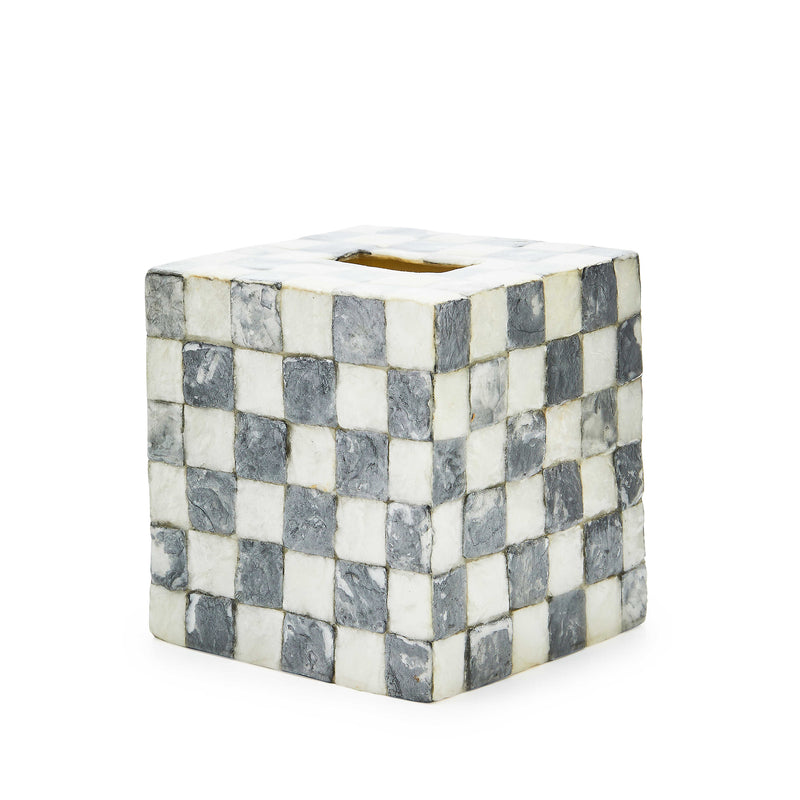 Checkered Tissue Box Cover (Various)