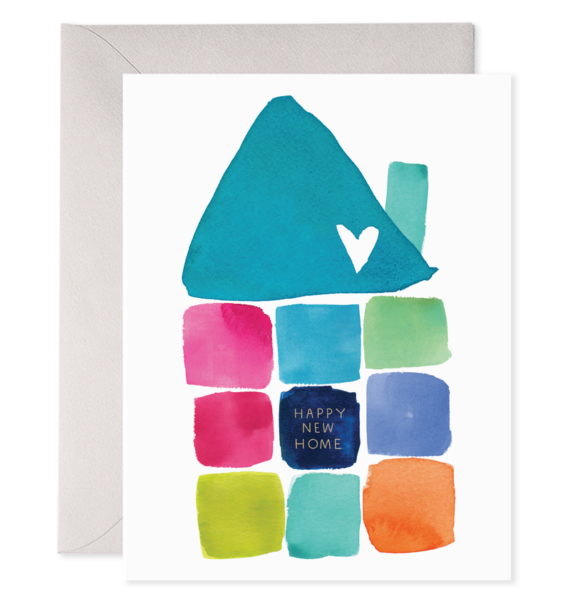 Happy New Home Card | Housewarming Greeting Card: 4.25 X 5.5 INCHES