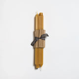 12" Square Taper Handmade Beeswax Candles: Eucalyptus