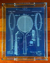 Decorative Trays/Pickleball Racquets Decorative Tray