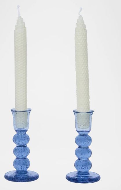 Provence 5" Candlesticks, Set of 2