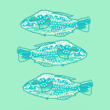 Poisson de Lumiere Bleu - Paviot Dinner Napkin