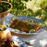 Newport Garden Gate Oval Rimmed Platter: Default