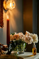 12" Square Taper Handmade Beeswax Candles: Eucalyptus