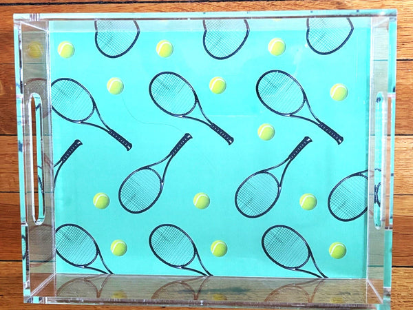 Decorative Trays/Pickleball Racquets Decorative Tray