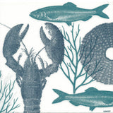 Lobster Blue Dinner Napkin