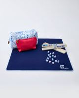 Parisian Blue Mahjong Travel Set