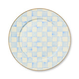 Enamel Check Serving Platter