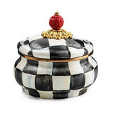 Checkered Squash Pot