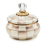 Checkered Squash Pot