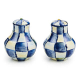 Enamel Check Salt & Pepper Shakers