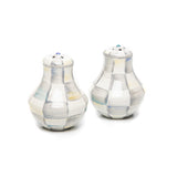Enamel Check Salt & Pepper Shakers