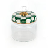 Enamel Check Kitchen Canister