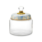 Enamel Check Kitchen Canister