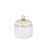 Enamel Check Kitchen Canister