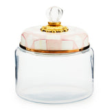 Enamel Check Kitchen Canister