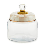 Enamel Check Kitchen Canister