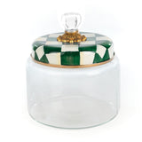 Enamel Check Kitchen Canister