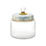 Enamel Check Kitchen Canister