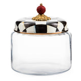 Enamel Check Kitchen Canister