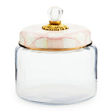 Enamel Check Kitchen Canister