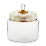 Enamel Check Kitchen Canister
