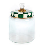 Enamel Check Kitchen Canister