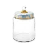 Enamel Check Kitchen Canister